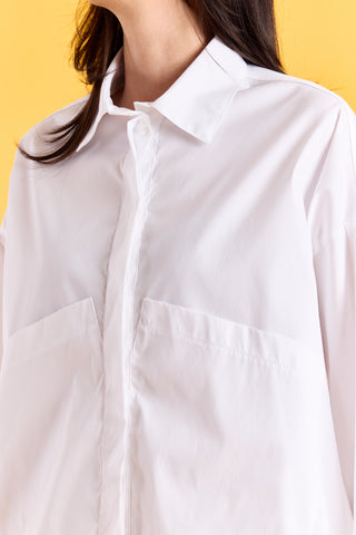 Hemd Rosa - Oversized Wit