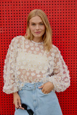 Blouse Lizzie Sheer Daisy