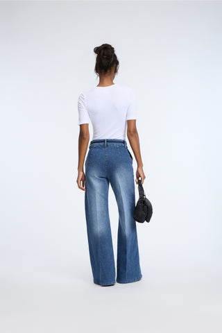 Broek Flared Blue