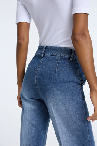Broek Flared Blue