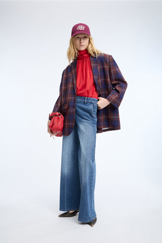 Broek Flared Blue