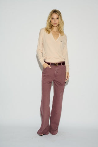 Broek jeans Luca Lilac