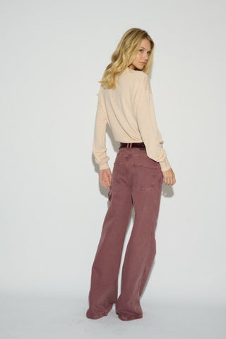 Broek jeans Luca Lilac