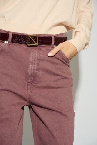 Broek jeans Luca Lilac