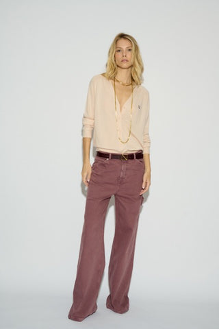 Broek jeans Luca Lilac