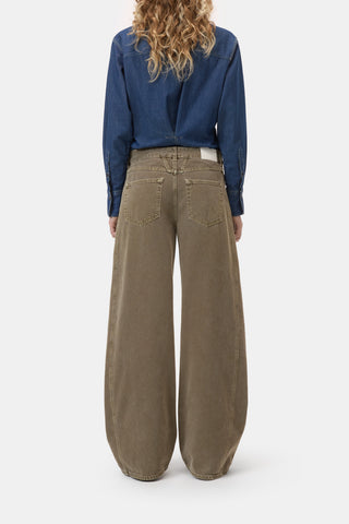Broek jeans Tori-X Toffee brown