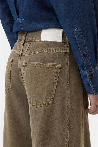 Broek jeans Tori-X Toffee brown