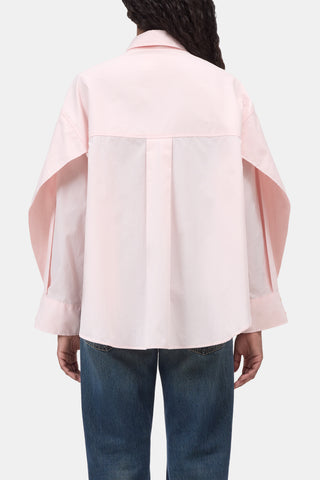 Hemd Overlay Detail Rosewater pink