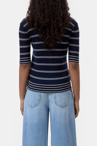 Top knitted polo