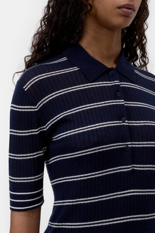 Top knitted polo