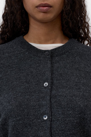 Knitwear Cardigan Black Melange