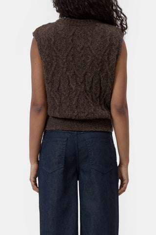 Knitwear crew neck top
