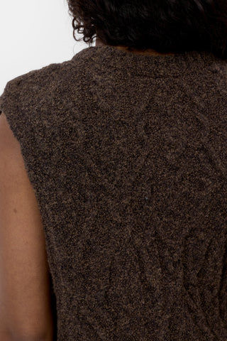 Knitwear crew neck top