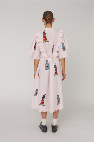 Jurk Embroidered Midi-dress