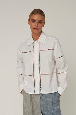 Hemd Wide Shirt with Artworks