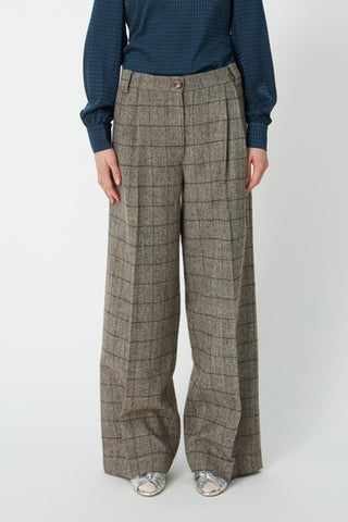 Broek Oversized low-waist suiting pants