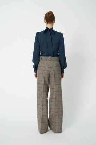 Broek Oversized low-waist suiting pants