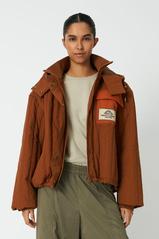 Jas Quilted Brown