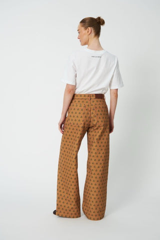 Broek Printed Canvas Simple Flowers