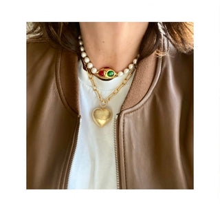 Halsketting Heart Goldplated