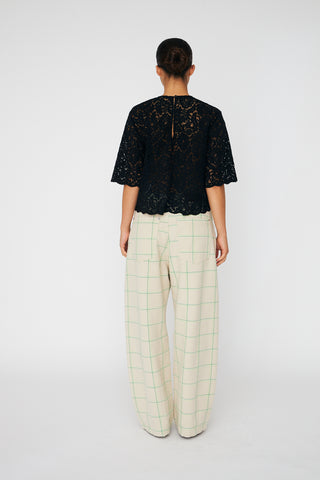 Top Lace Zwart