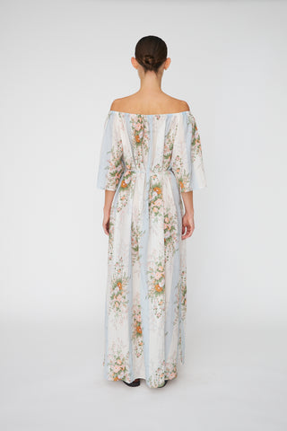 Jurk maxi dress drop shoulders