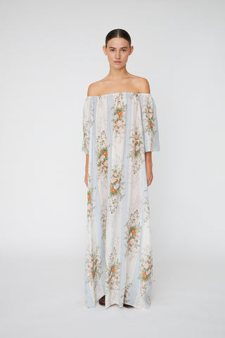 Jurk maxi dress drop shoulders