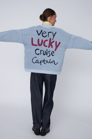 Vest Wool Embroidered Cardigan