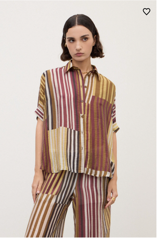 Blouse streepmotief