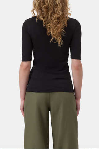 T-shirt zwart katoenmix