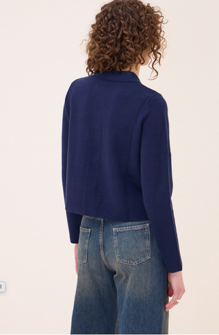 Cardigan Textured Collar