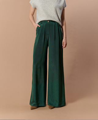 Broek Jones Long Pant Asphalt Green