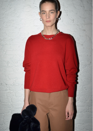 Trui Keanu Lipstick Red