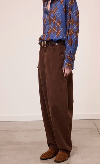 Broek balloon Cacao