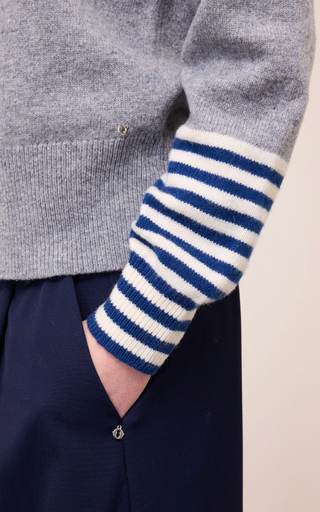 Trui Contrast Stripe Wool