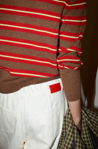 Knit Khelano Brown Stripes