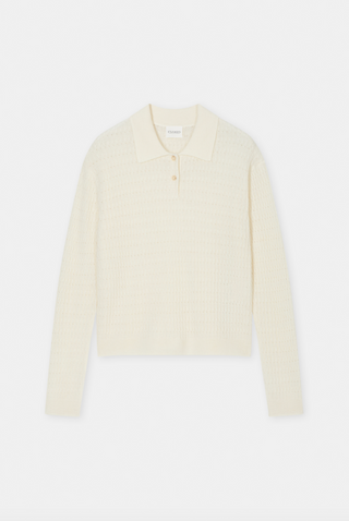 Polo Longsleeve Ivory