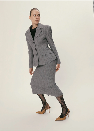 Blazer Herringbone Wool