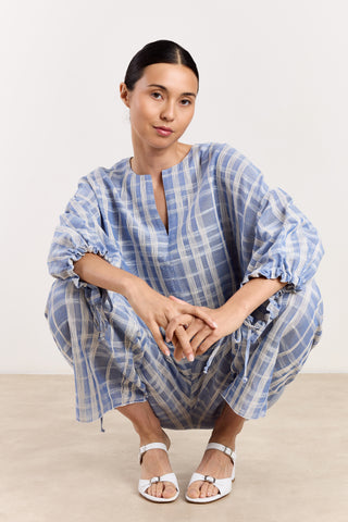 Blouse Gaby Jacquard Blue