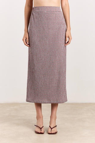 Rok Celena Checked Cranberry