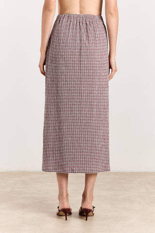 Rok Celena Checked Cranberry