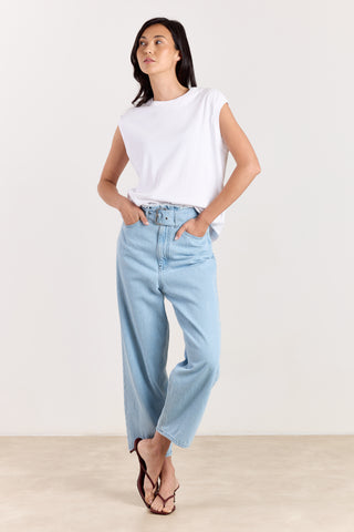 T-shirt Demi - zonder mouwen wit