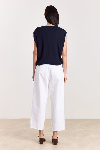 T-shirt Demi zonder mouwen - Donkerblauw