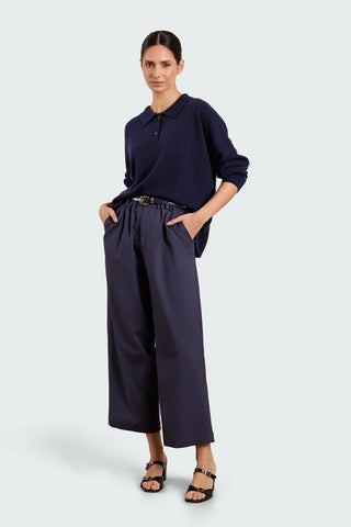 Broek Clara Cargo Navy