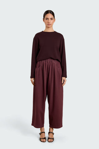 Broek Gitta Vintage Burgundy