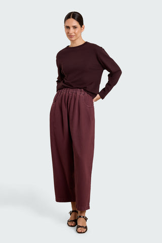 Broek Gitta Vintage Burgundy