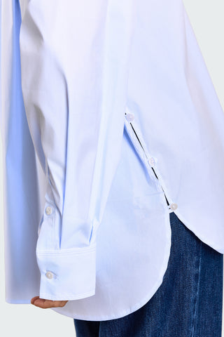 Hemd Laura Oversized Light Blue Check
