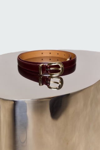 Riem Albin Shiny Leather Burgundy