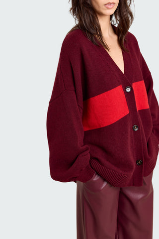 Knit Mouchie Burgundy/Red