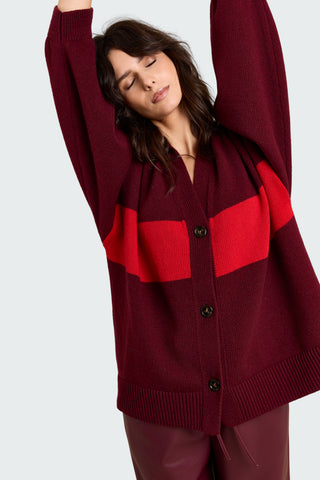Knit Mouchie Burgundy/Red